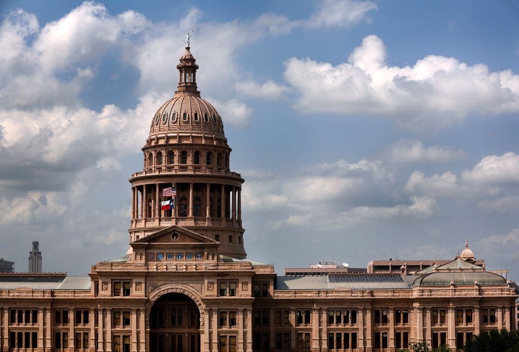 An exterior view of Texas Capitol in Austin, Texas, Wednesday, May 22, 2019.