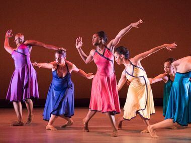 Dallas Black Dance Theatre performs Darryl B. Sneed's ...And Now Marvin during a dress...