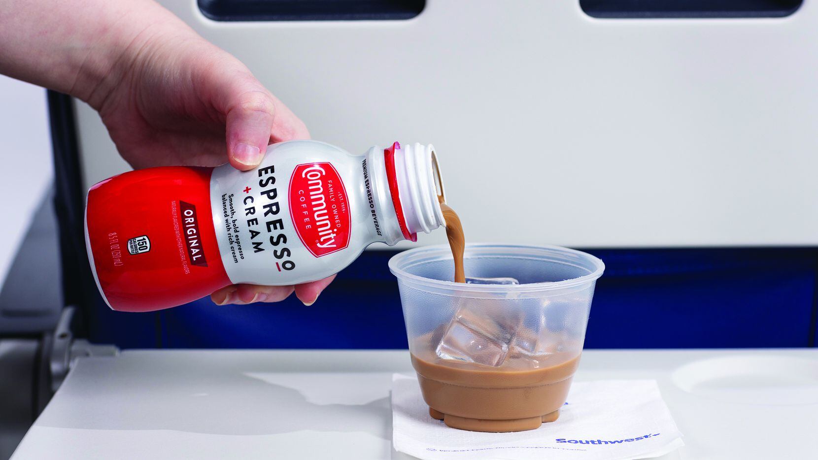 Southwest Airline is adding iced coffee to its in-flight drink menu.