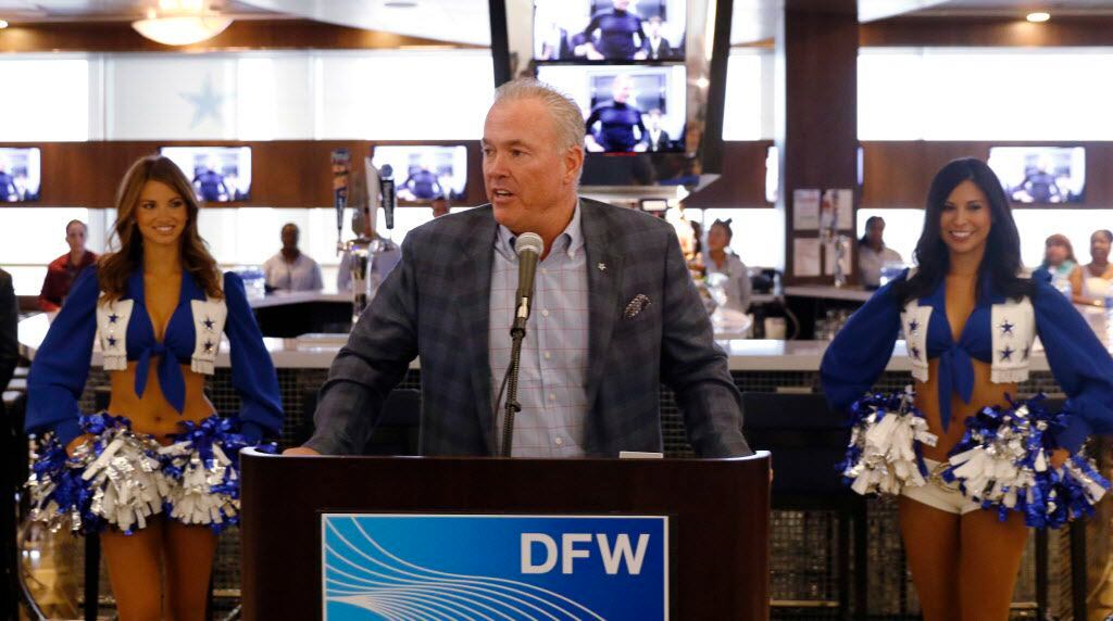 Dallas Cowboys CCO Stephen Jones took part in the grand opening of the Dallas Cowboys Club...