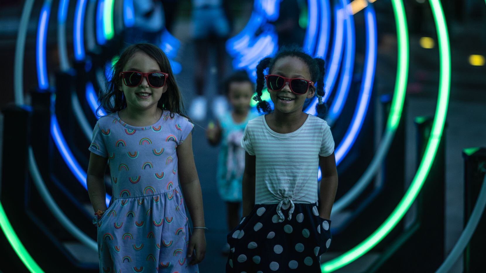 The "Passage" immersive exhibit is open to the public through Nov. 3, 2021, at Main Street Garden in Downtown Dallas.