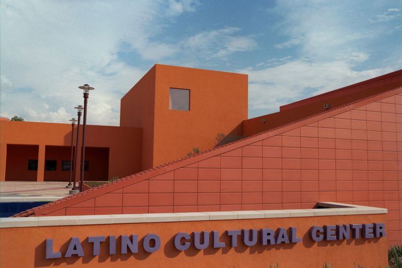 The front of the Latino Cultural Center in downtown Dallas 