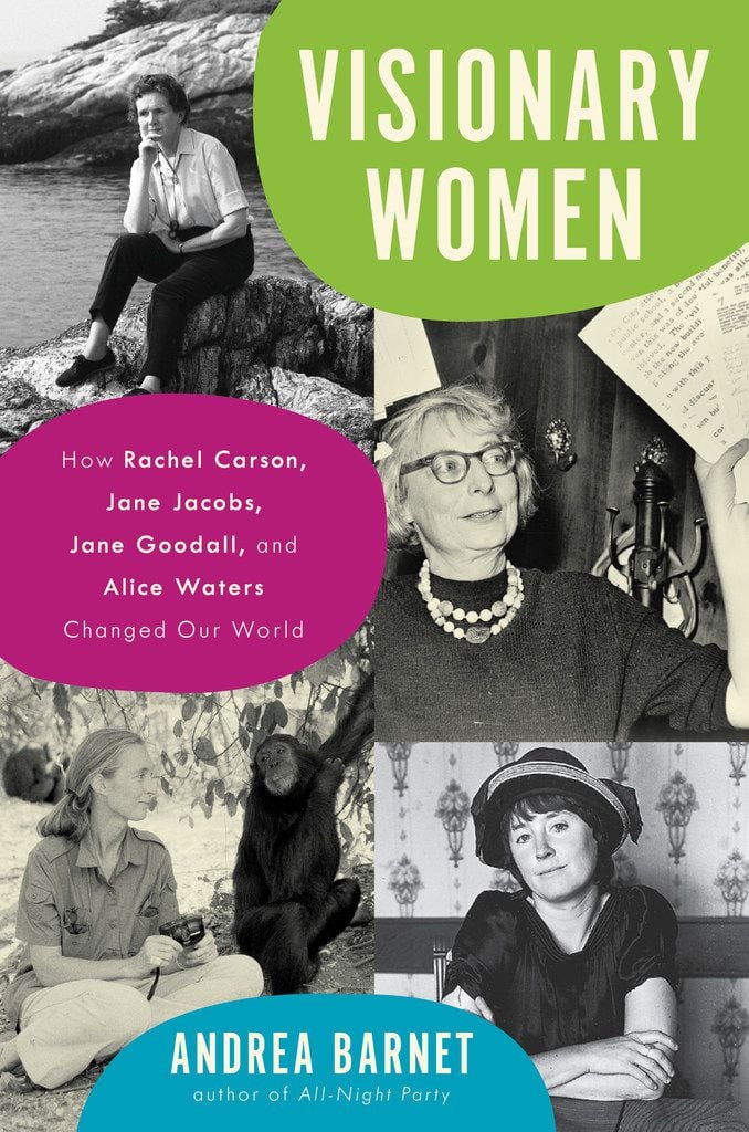 Visionary Women: How Rachel Carson, Jane Jacobs, Jane Goodall and Alice Waters Changed Our World, by Andrea Barnet