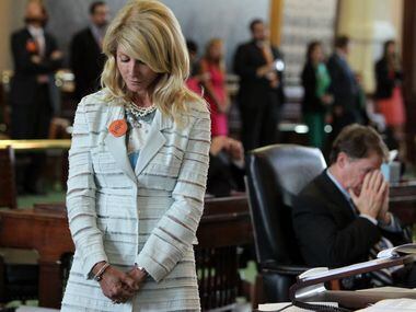 Davis' filibuster succeeded in killing a restrictive abortion bill as time expired on a...