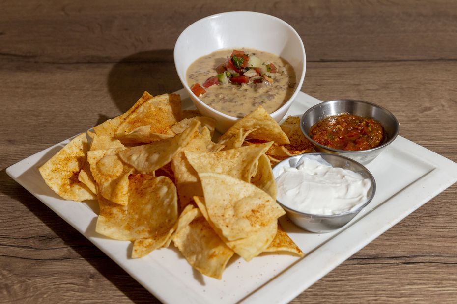 Don't freak out: This is ostrich queso. 