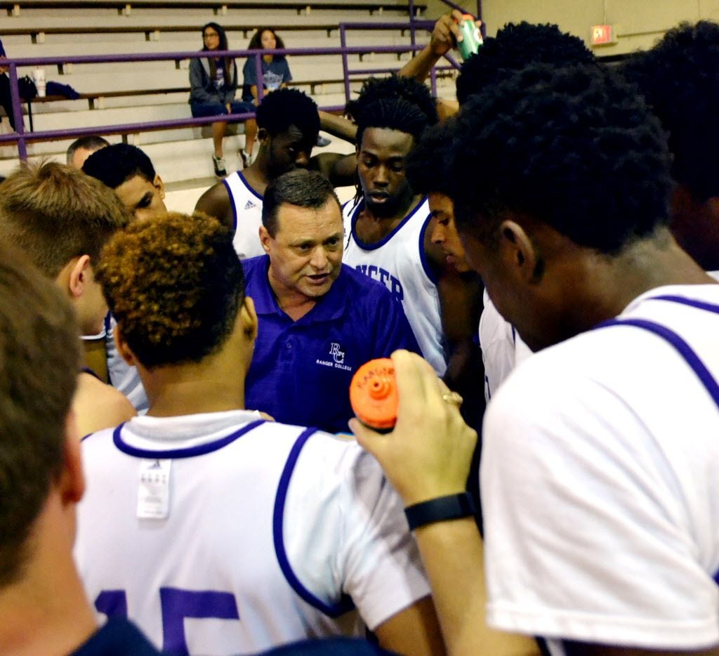 Billy Gillispie coaches at his new home at Ranger College.