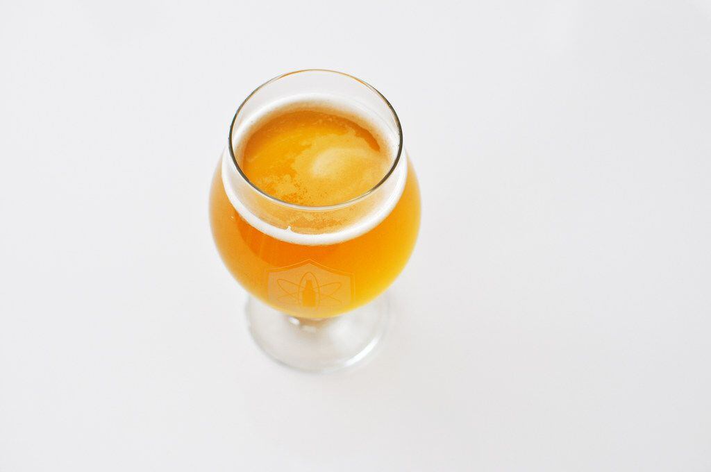 Manhattan Project Beer Co., which produces the Half-Life IPA (pictured), sparked social...