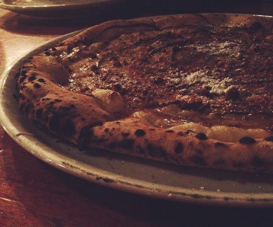 Sweet stuff on a pizza might sound crazy. You'll say that exactly once.