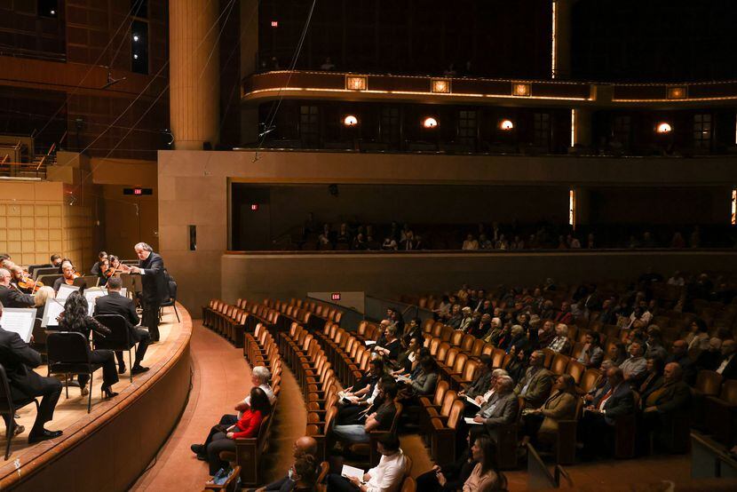 Conductor Juanjo Mena leads the Dallas Symphony Orchestra in performing Symphony No. 44 in E...