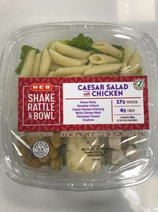 Taylor Farms recalls a half ton of HEB brand Caesar salads from Texas