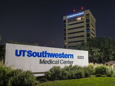 McDermott Administration Building, 5323 Harry Hines Blvd., on the South Campus at UT Southwestern Medical Center on Wednesday, Aug. 28, 2019, in Dallas. (Smiley N. Pool/The Dallas Morning News)