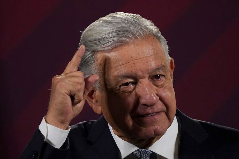 El presidente mexicano Andrés Manuel López Obrador en Ciudad de México, el 28 de febrero de...