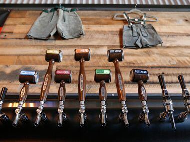 A selection of beers on tap at Legal Draft Beer Co. in Arlington, Texas Oct. 1, 2016. ...
