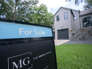 North Texas home sales were 17% lower than in July 2020. (Jeffrey McWhorter/Special Contributor)