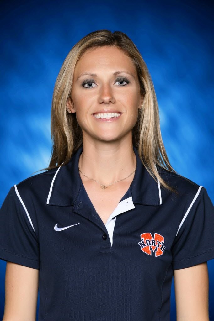 2016 all-area track and field girls coach of the year Jessica Richards of McKinney North.