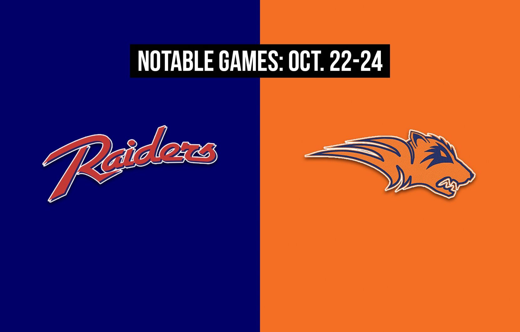 Notable games for the week of Oct. 22-24 of the 2020 season: Denton Ryan vs. Frisco Wakeland.