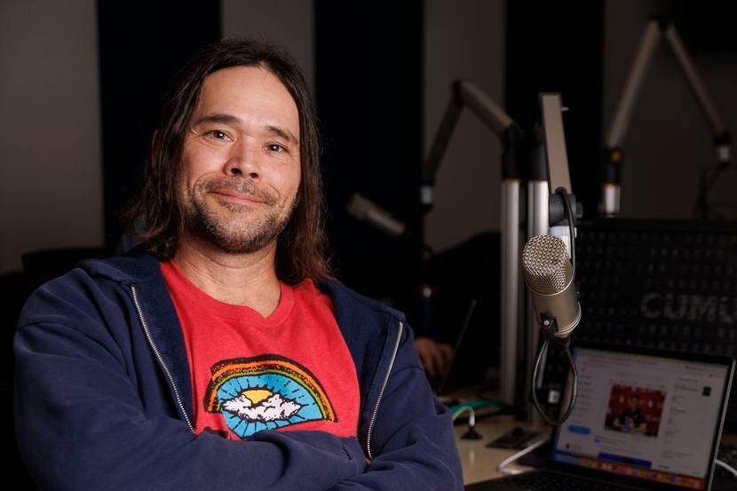The Ticket's Corby Davidson pictured at The Ticket’s studio in Dallas, Tuesday, Feb. 28,...
