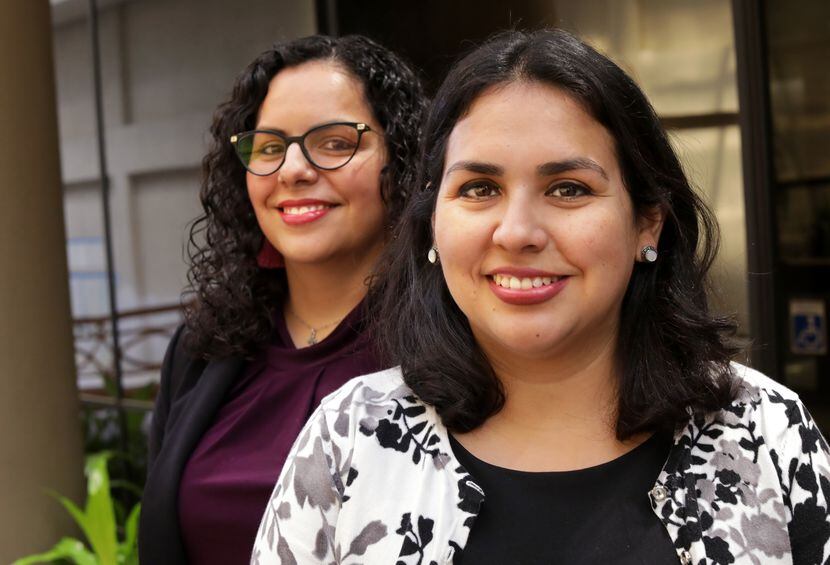Nancy Bernardino, left, and Monica Lira Bravo are Dallas sisters making a big difference in...