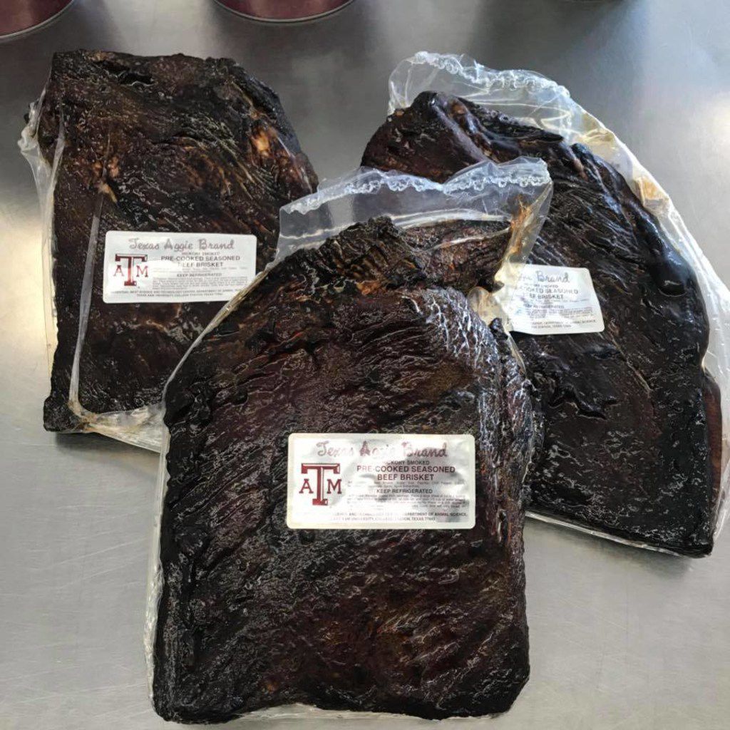 Texas Aggie Brand fully cooked brisket 