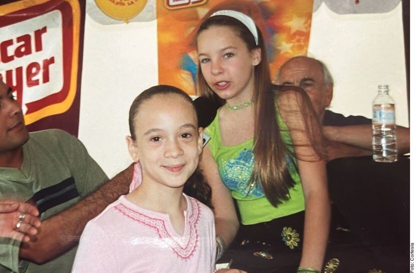 Belinda, derecha, con Karina Padilla en una foto tomada hace 20 años cuando la actriz...