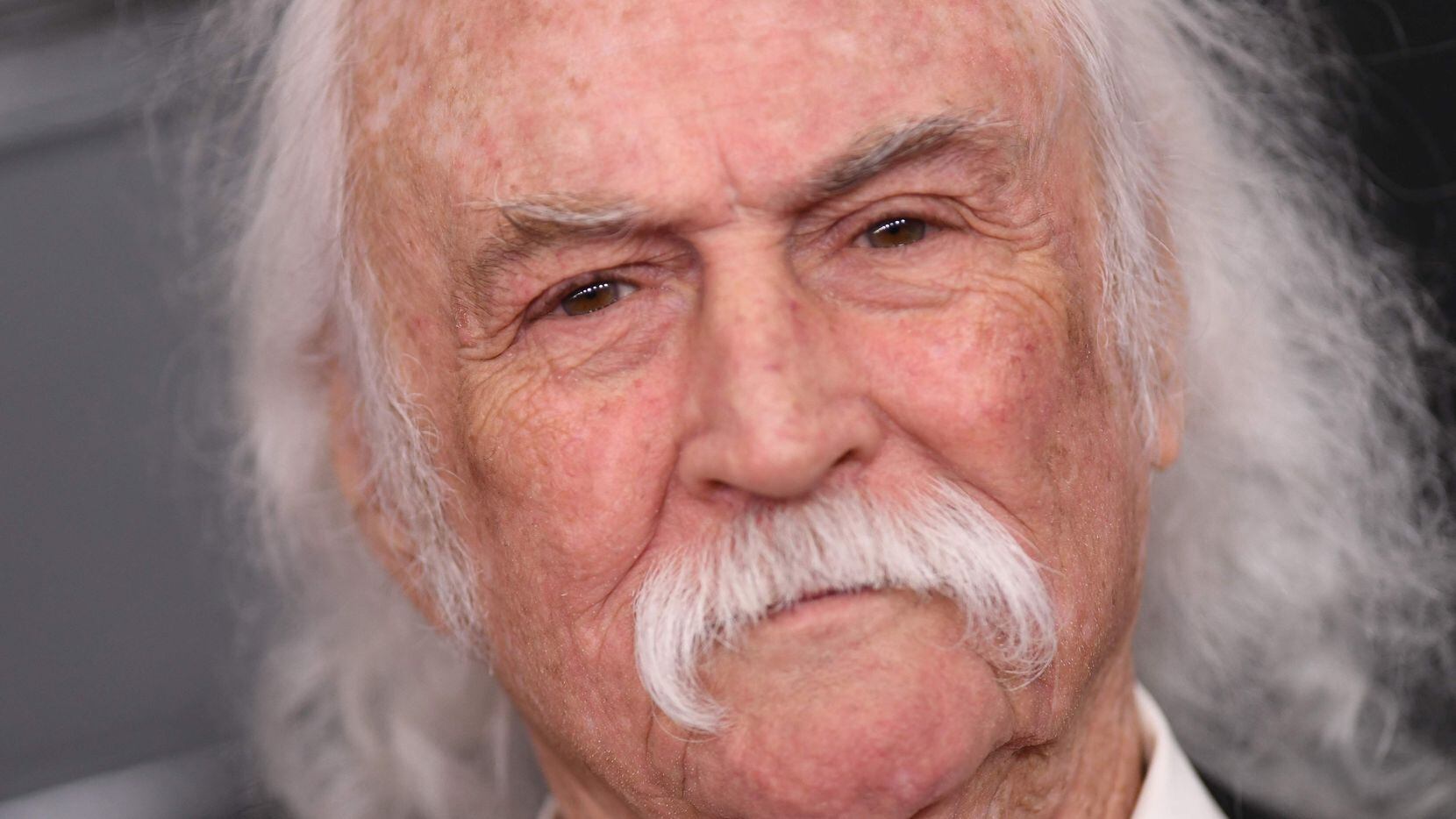 In this file photo taken on January 26, 2020 US singer-songwriter David Crosby arrives for...