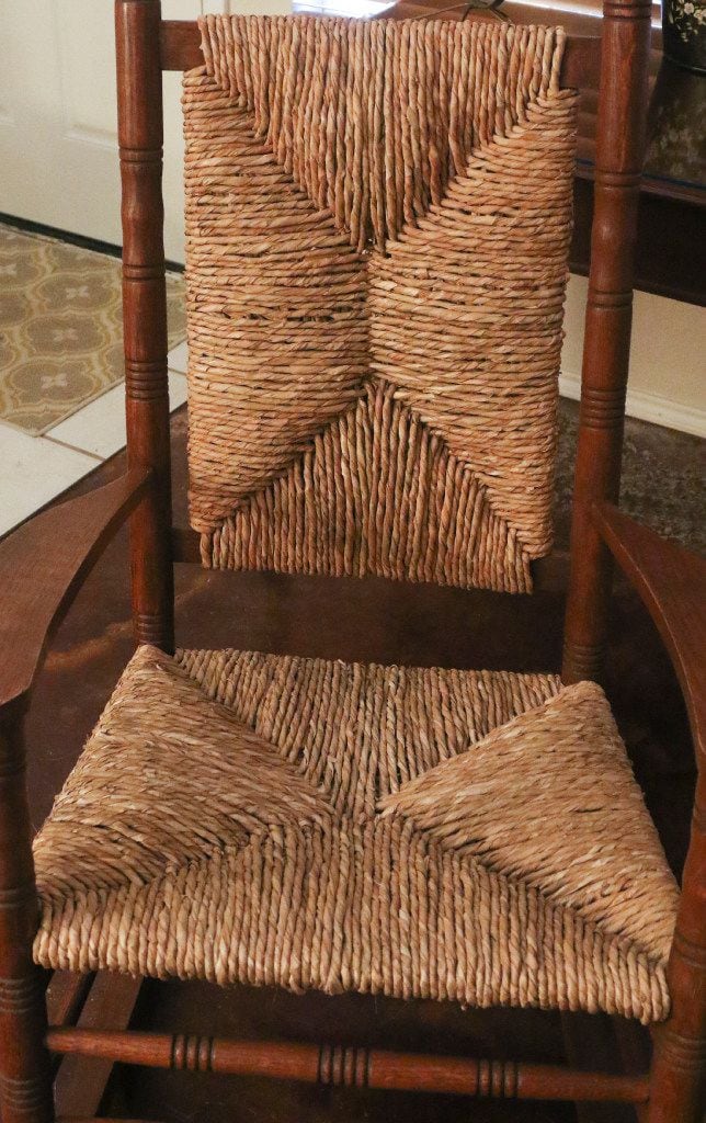 A finished rocking chair by Mike Turrentine 