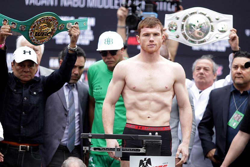 El pesaje de Saúl ‘Canelo’ Alvarez será el viernes a las 2:30 p.m. Foto GETTY IMAGES
