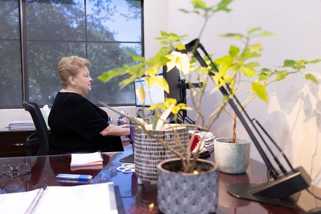 Operations manager Donna Hestand works at the Black, Mann & Graham office in Flower Mound.