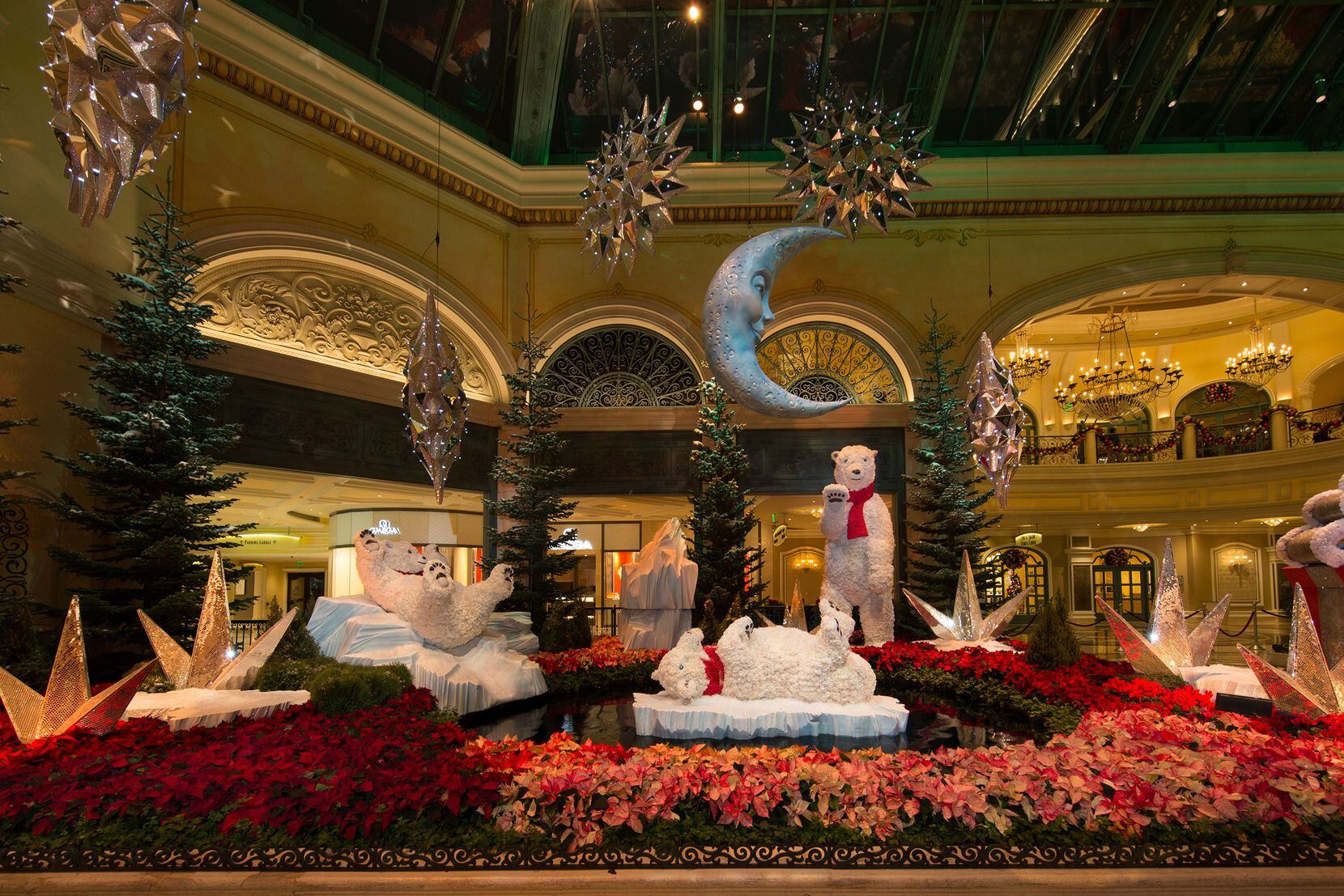 Winter display at the Bellagio Conservatory Botanical Gardens, Las Vegas