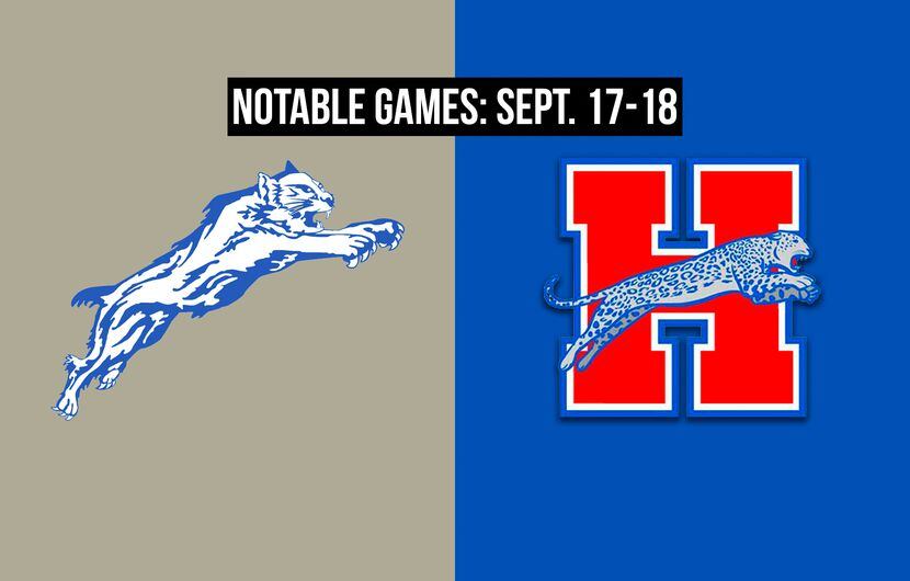 Notable games for the week of Sept. 17-18 of the 2020 season: Paris vs. Midlothian Heritage.
