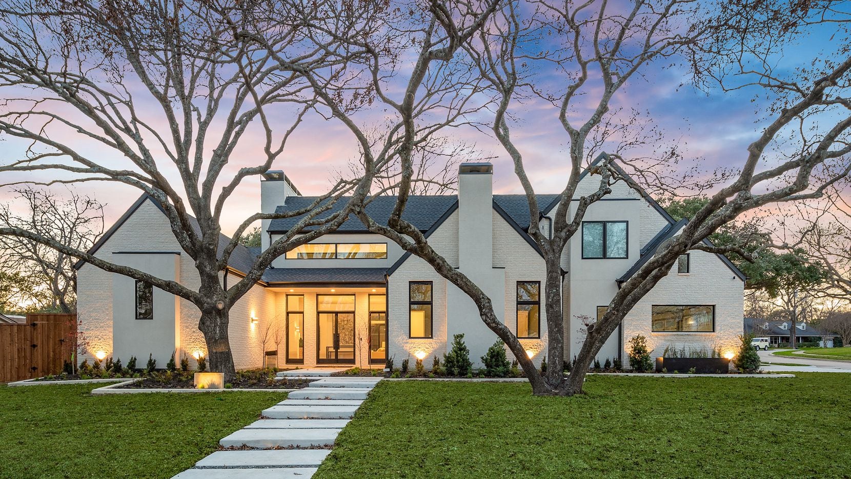 The transitional/modern style home at 119 West Shore in Richardson Heights is designed for...