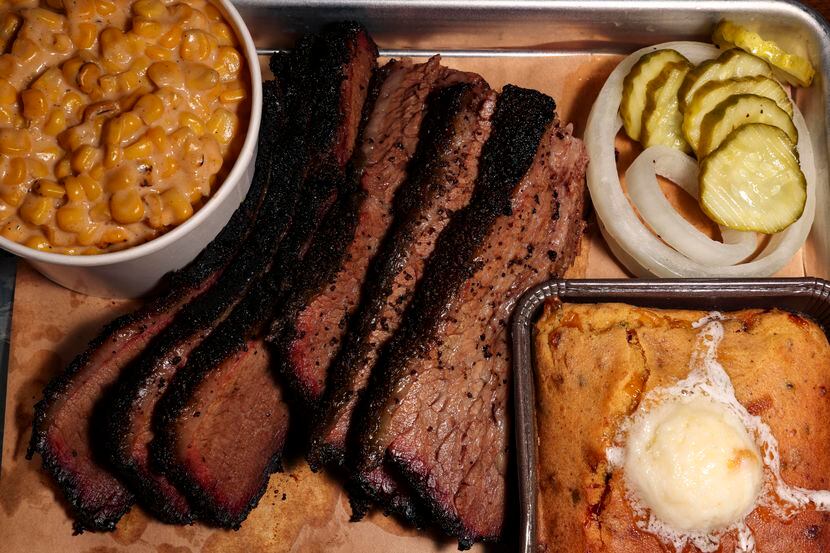 True Texas BBQ is the restaurant inside H-E-B's new grocery store in Frisco. A top seller is...