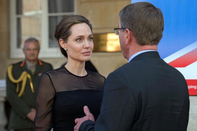 Angelina Jolie en una de sus fotos más recientes, del 8 de septiembre en Londres,...