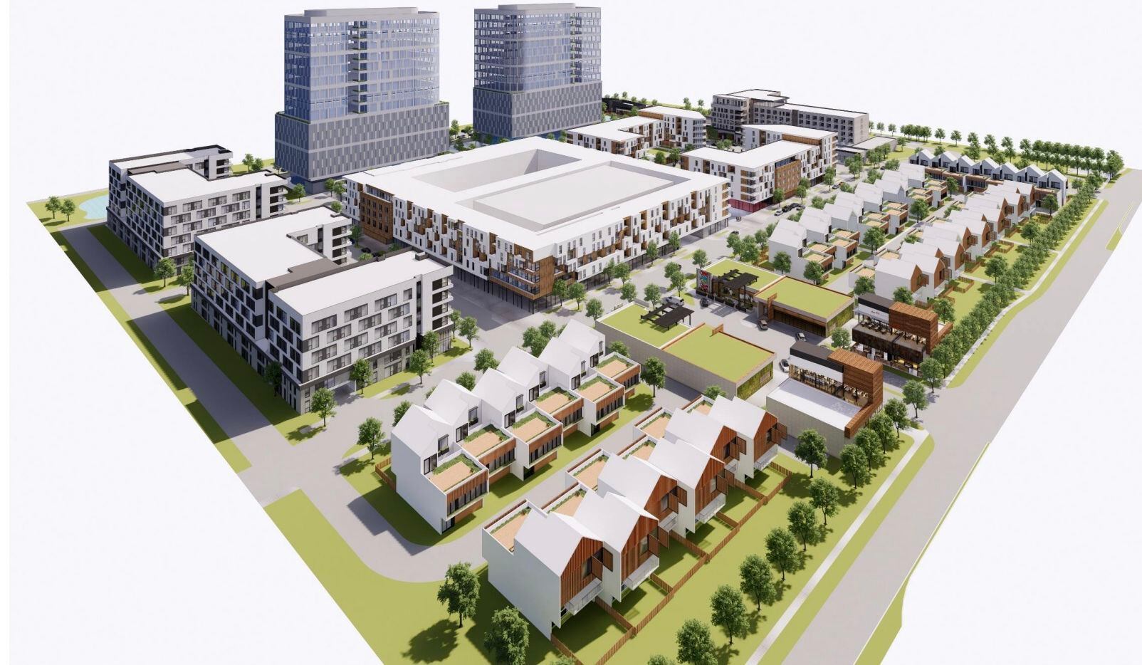 Developers want to build a mixed-use project with offices, retail, apartments, a hotel and...