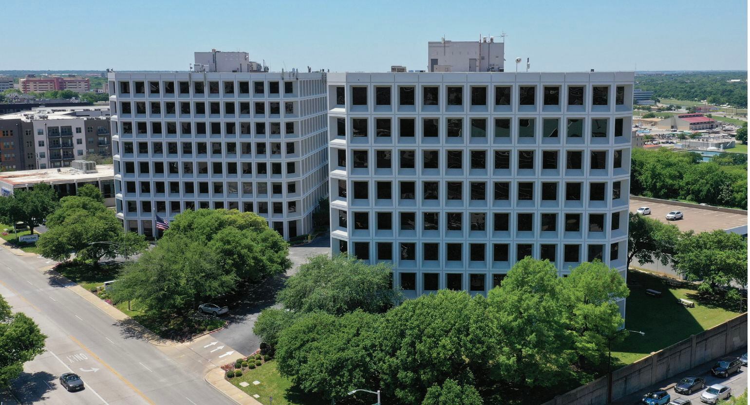 The Summit office park is near downtown Fort Worth.