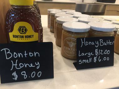 The Bonton Honey and Honey Butter at The Market at Bonton Farms in Dallas. (Irwin...