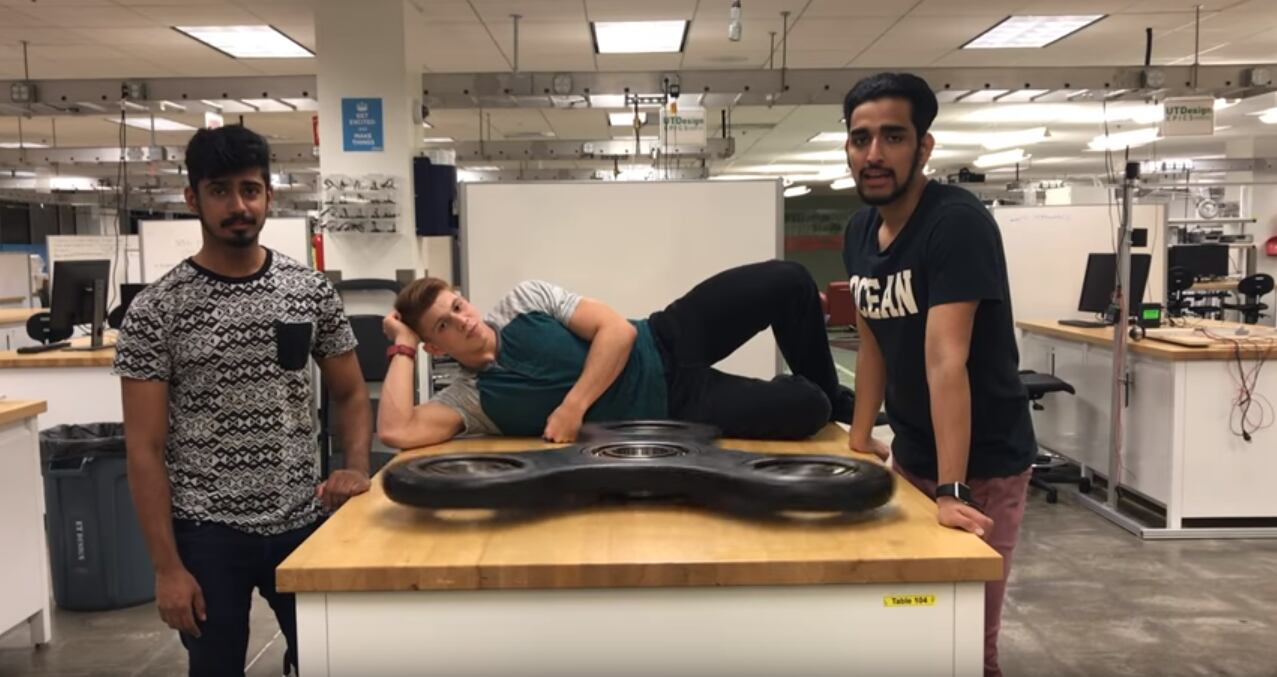 UT Dallas students think their 150-pound fidget is largest in world