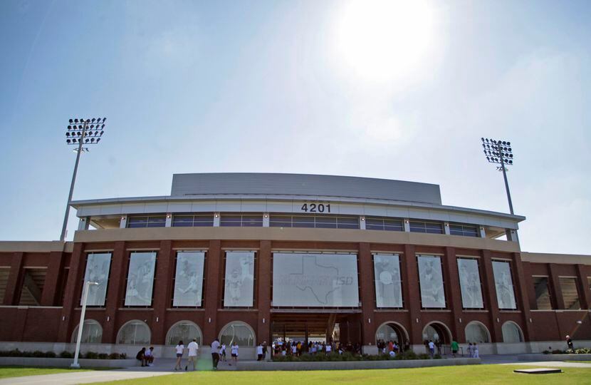 McKinney ISD spent $70 million on its football stadium, which opened in 2018. 
