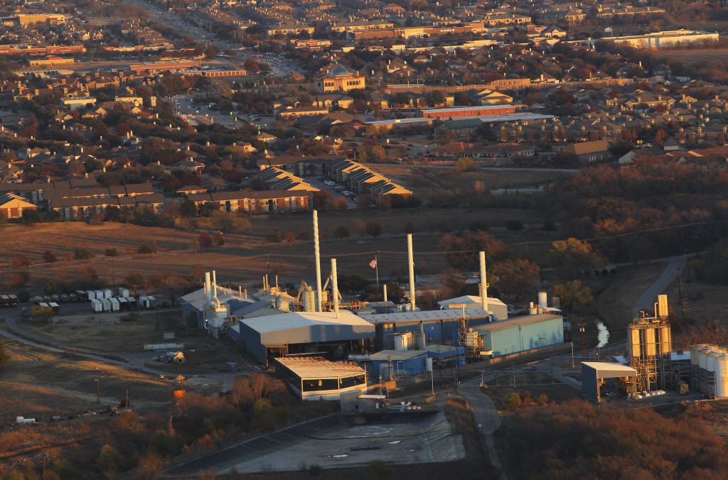 The Exide Technologies plant as seen in Frisco on Nov. 28, 2012, two days before it ceased...