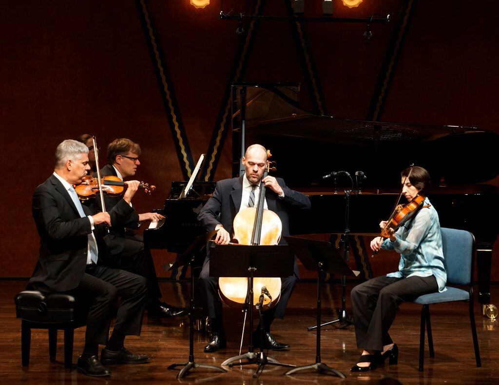 Stephen Rose (violin), John Novacek (piano), Brant Taylor (cello) and Joan DerHovsepian...