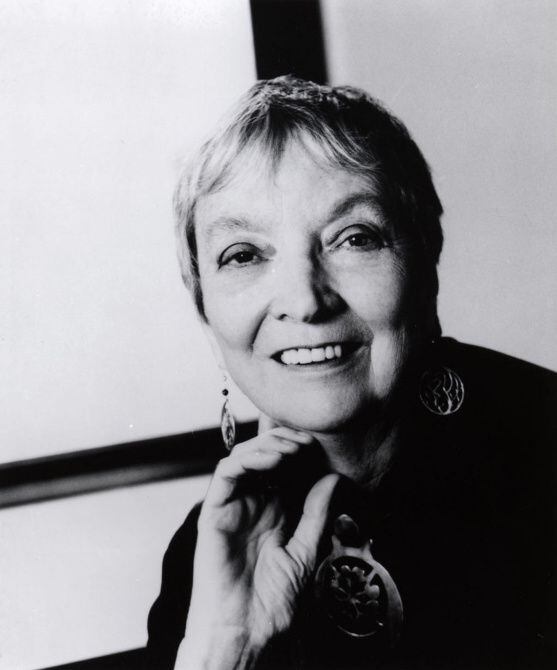 This undated photo, supplied by Farrar, Straus and Giroux, shows author Madeleine L'Engle,...