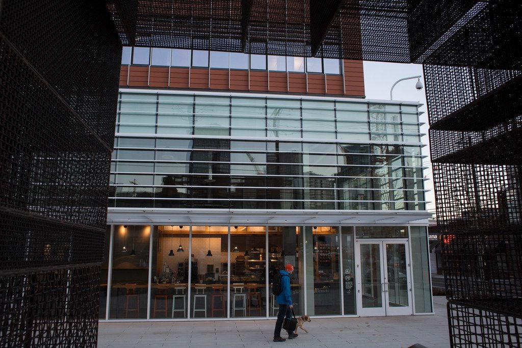 The Amazon Apollo building in Seattle, Dec. 7, 2016. The online retail giant said it was...