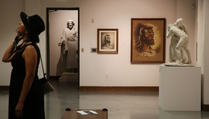 The exhibit "Faces of Christ" at the Museum of Biblical Art in Dallas, features the work of...