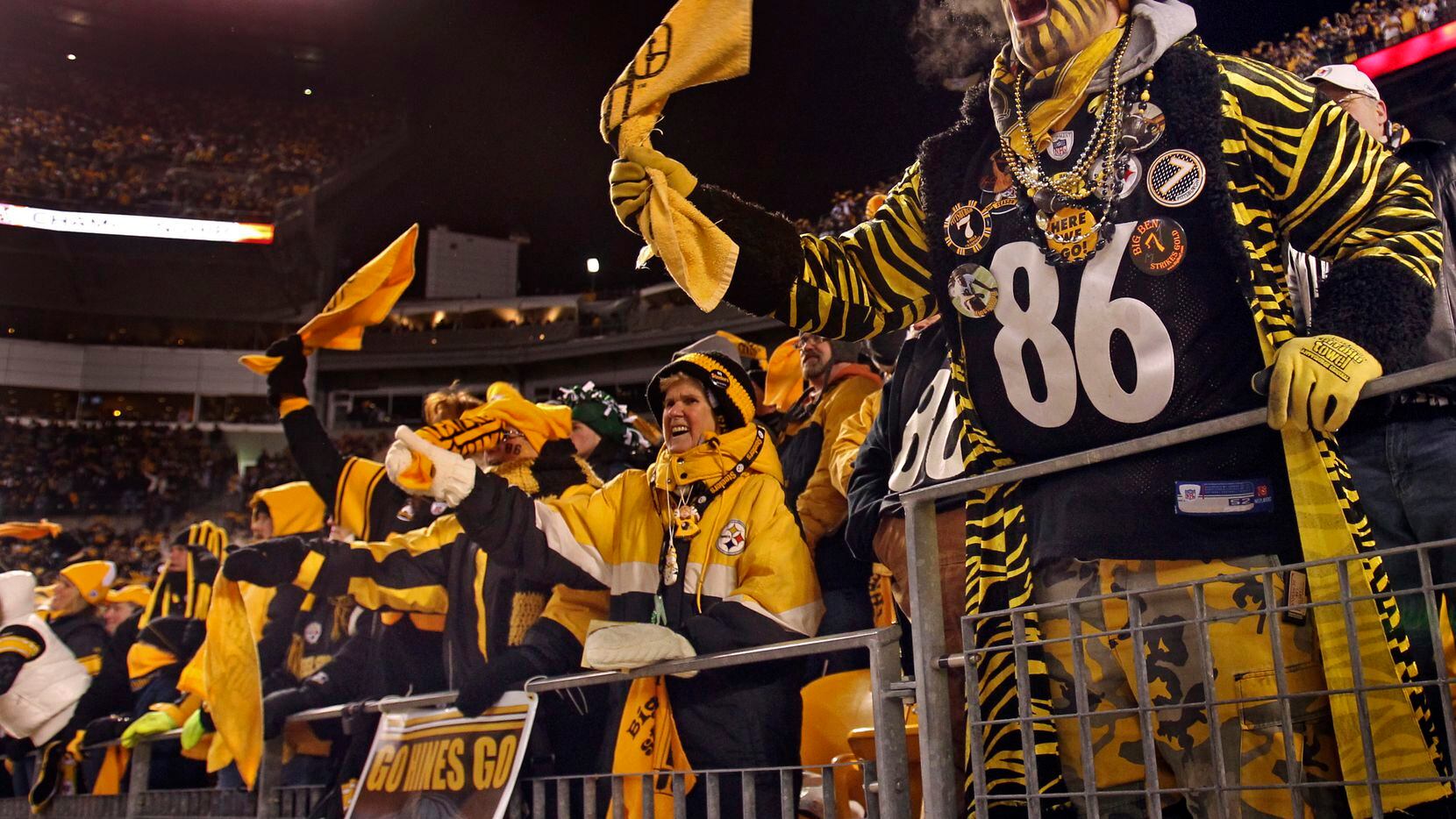 Pittsburgh Steelers fans make themselves part of the team