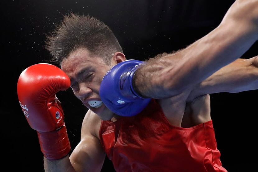 Misael Rodríguez cayó en semifinales de boxeo, peso medio en Rio. Foto AP
