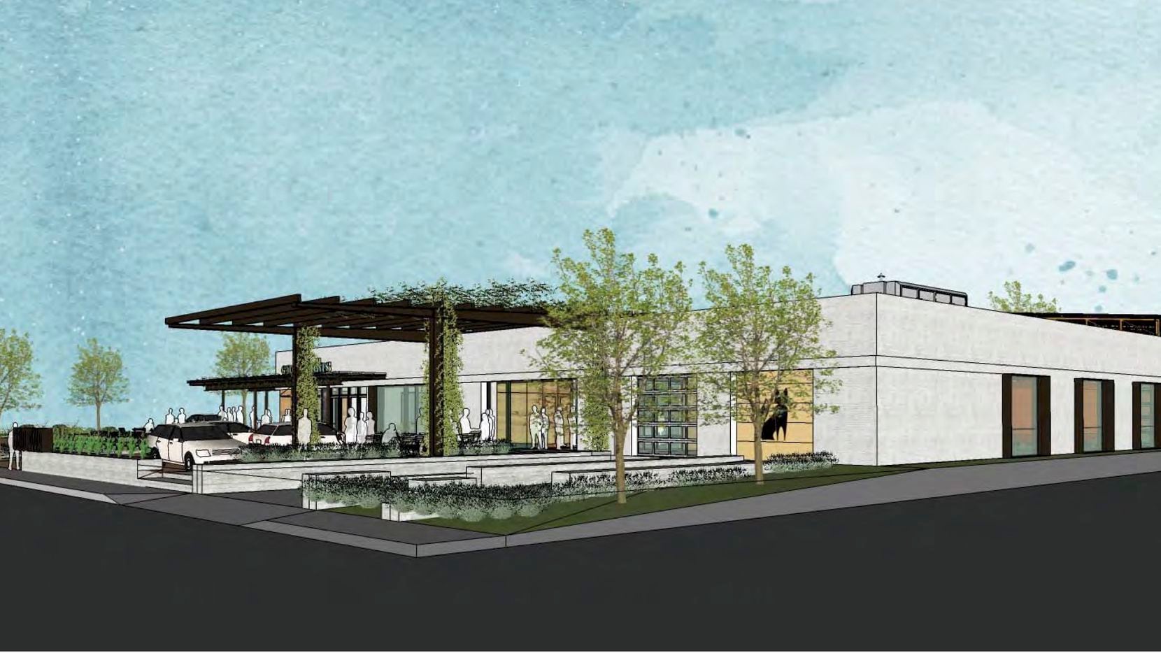 A Fort Worth Avenue industrial building will be converted to a space for multiple businesses.