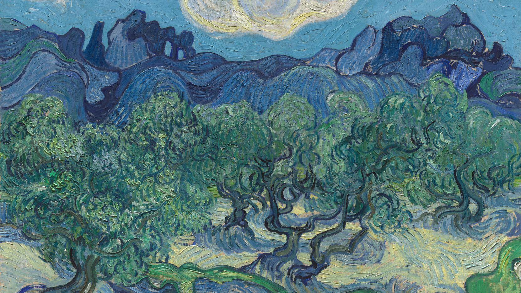 "The Olive Trees," on loan from the Museum of Modern Art in New York,  is a companion piece...
