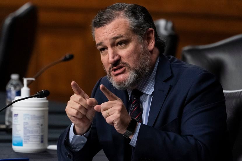 El senador republicano por Texas, Ted Cruz habla en una audiencia del Comité de Relaciones...