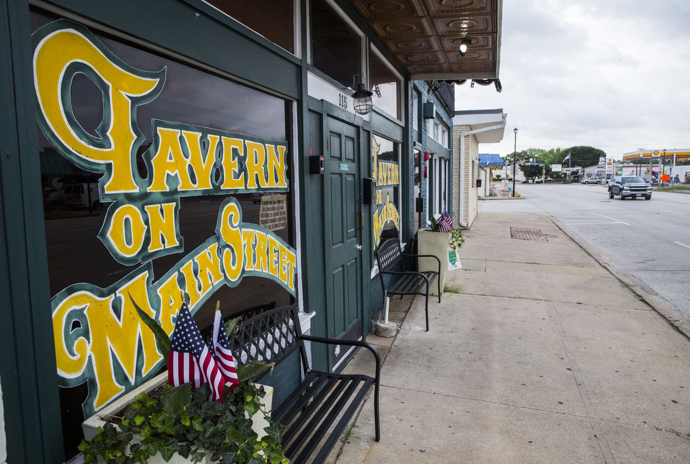 Tavern on Main Street is seen on 100 block of East Main Street in old downtown Richardson, an area set for redevelopment.
