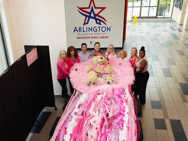 Arlington ISD's special education department set a Guinness world record for largest homecoming mum.